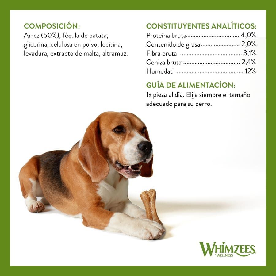 9 barritas Whimzees Snacks Dentales en Forma de Hueso para perros, , large Imagen numero 3